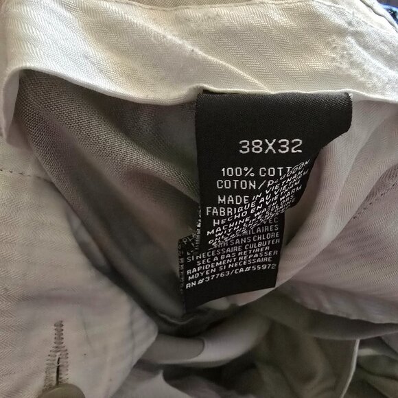 Mens Perry Ellis Light Gray dress pants size 38x32 - Picture 3 of 3